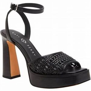 Katy Perry Collections Black Woven Heels